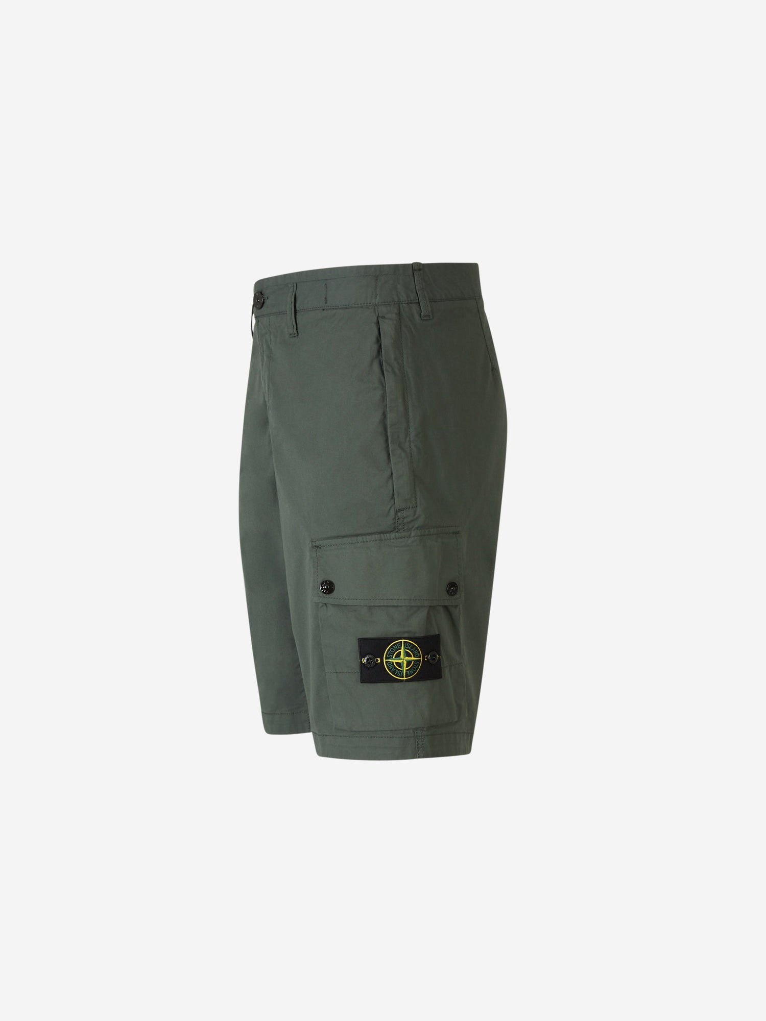 Outlet online Stone Island Hombre Bermudas Cargo Logo color Verde Oscuro sku 523-000976 03 - Foto 2
