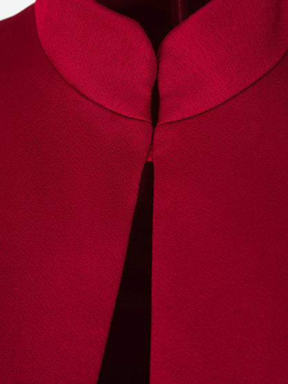 Outlet online Rasario Mujer Vestido Midi Satén color Rojo sku 732-001369 01 - Foto 4