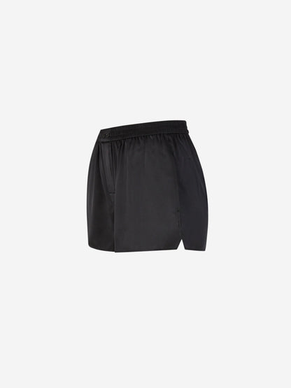 Outlet online Alexander Wang Mujer Bermudas Satinadas Algodón color Negro sku 762-000461 01 - Foto 3