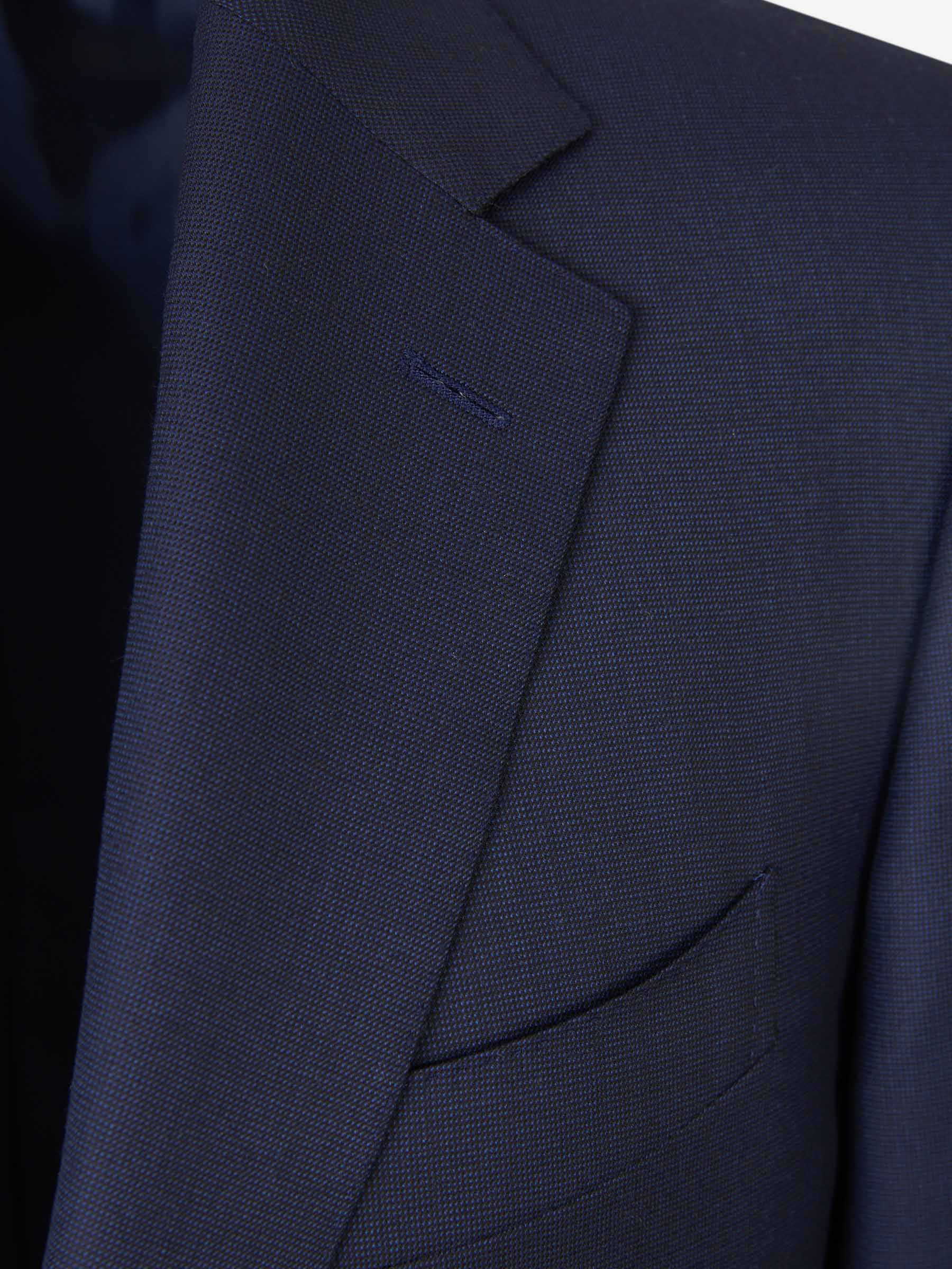 Outlet online Canali Hombre Traje Clásico Lana color Azul Noche sku 312-002801 01 - Foto 3