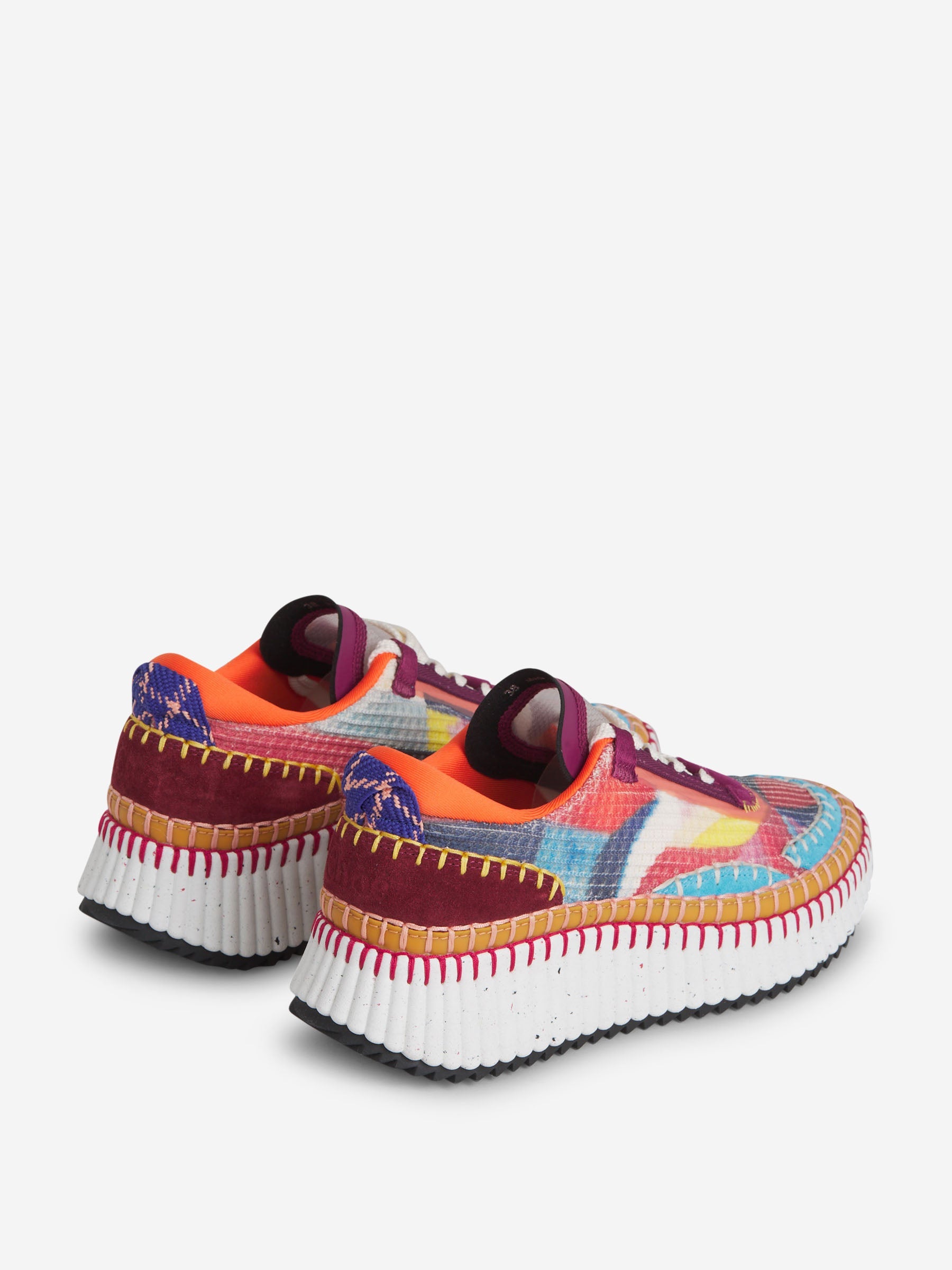 Outlet online Chloé Mujer Sneakers Multicolor Nama color Rojo sku 806-000329 01 - Foto 3