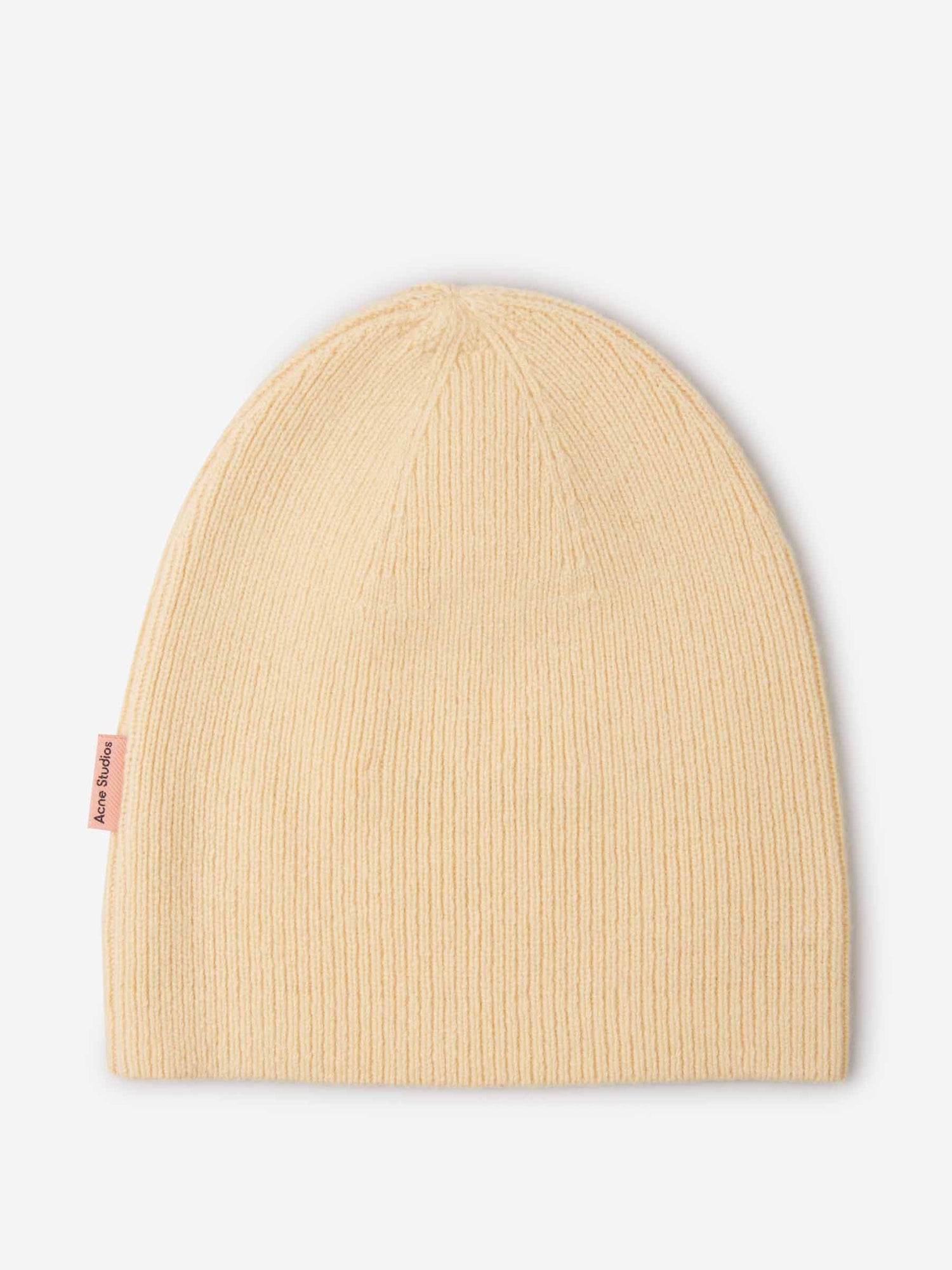 Outlet online Acne Studios Mujer Gorro Canalé Lana Cashmere color Naranja Claro sku 899-001737 02 - Foto 4
