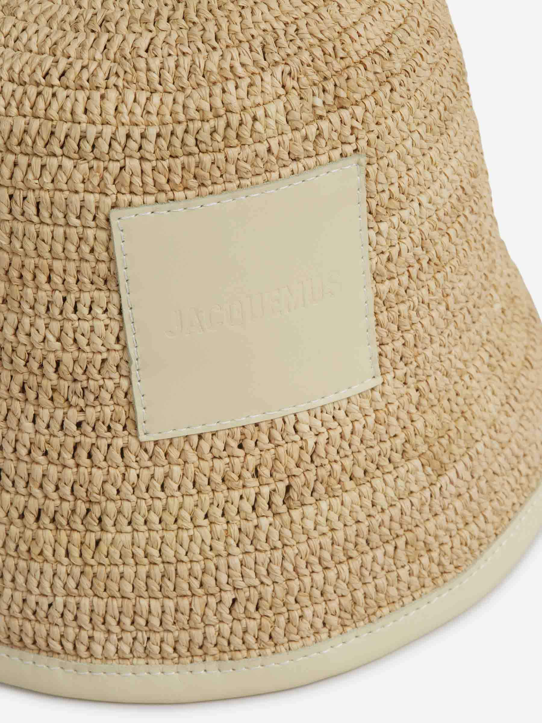Outlet online Jacquemus Mujer Sombrero Pescador Soli color Marfil sku 899-001972 01 - Foto 4