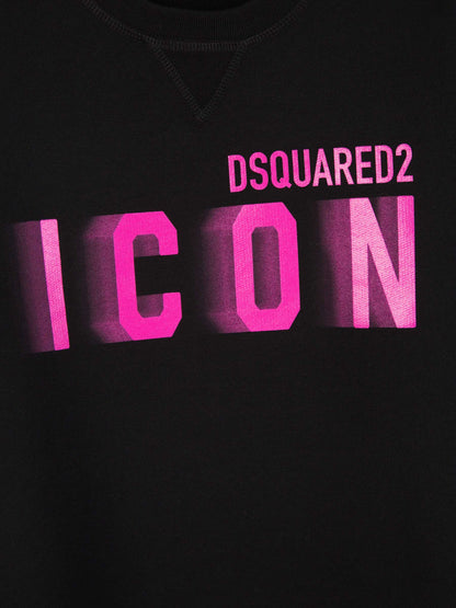 Outlet online Dsquared2 Hombre Sudadera Crewneck Logo color Negro sku 545-001571 01 - Foto 4