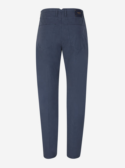 Outlet online Incotex Blue Division Hombre Pantalones Formales Algodón color Azul sku 521-003051 02 - Foto 2