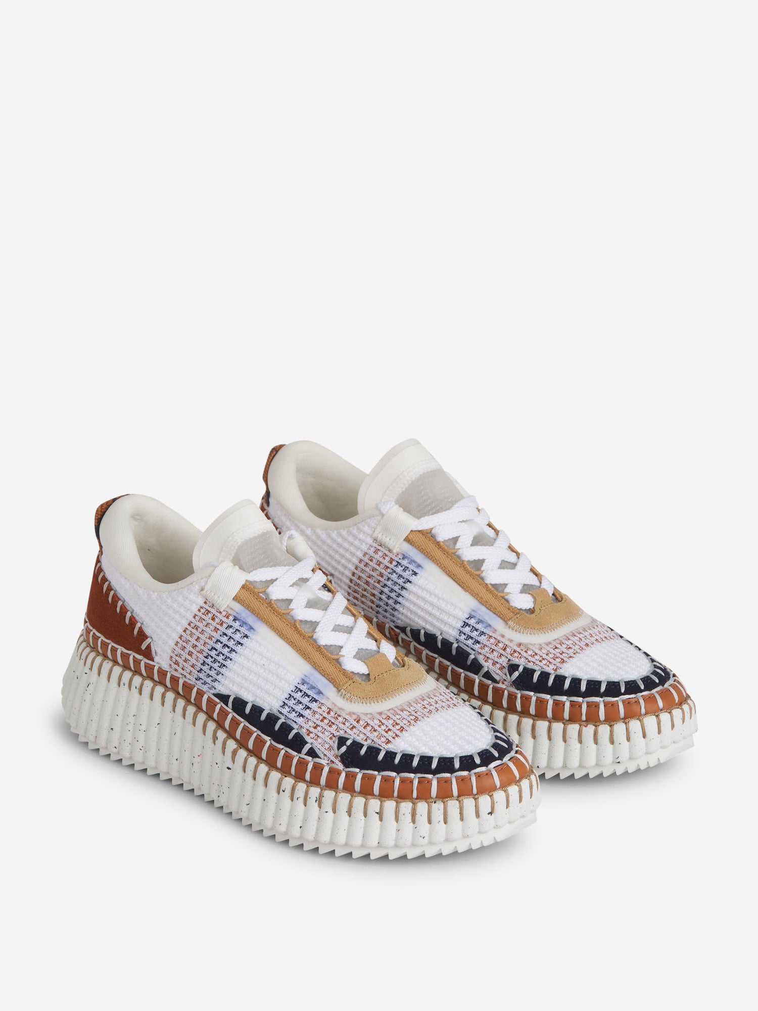 Outlet online Chloé Mujer Sneakers Ecológico Nama color Rosa Empolvado sku 806-000321 04 - Foto 2