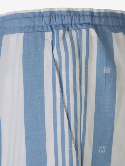 Outlet online Givenchy Mujer Pantalones Motivo Rayas color Azul sku 761-003570 01 - Foto 5