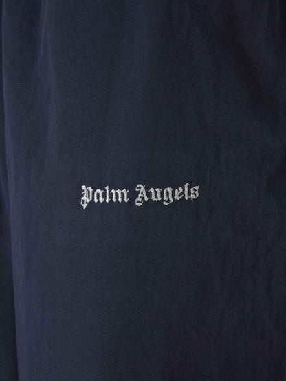 Outlet online Palm Angels Hombre Joggers Algodón Logo color Azul Marino sku 521-002994 01 - Foto 4