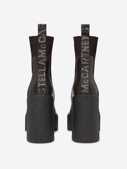 Outlet online Stella McCartney Mujer Botines Skyla color Marron Oscuro sku 805-000736 01 - Foto 3