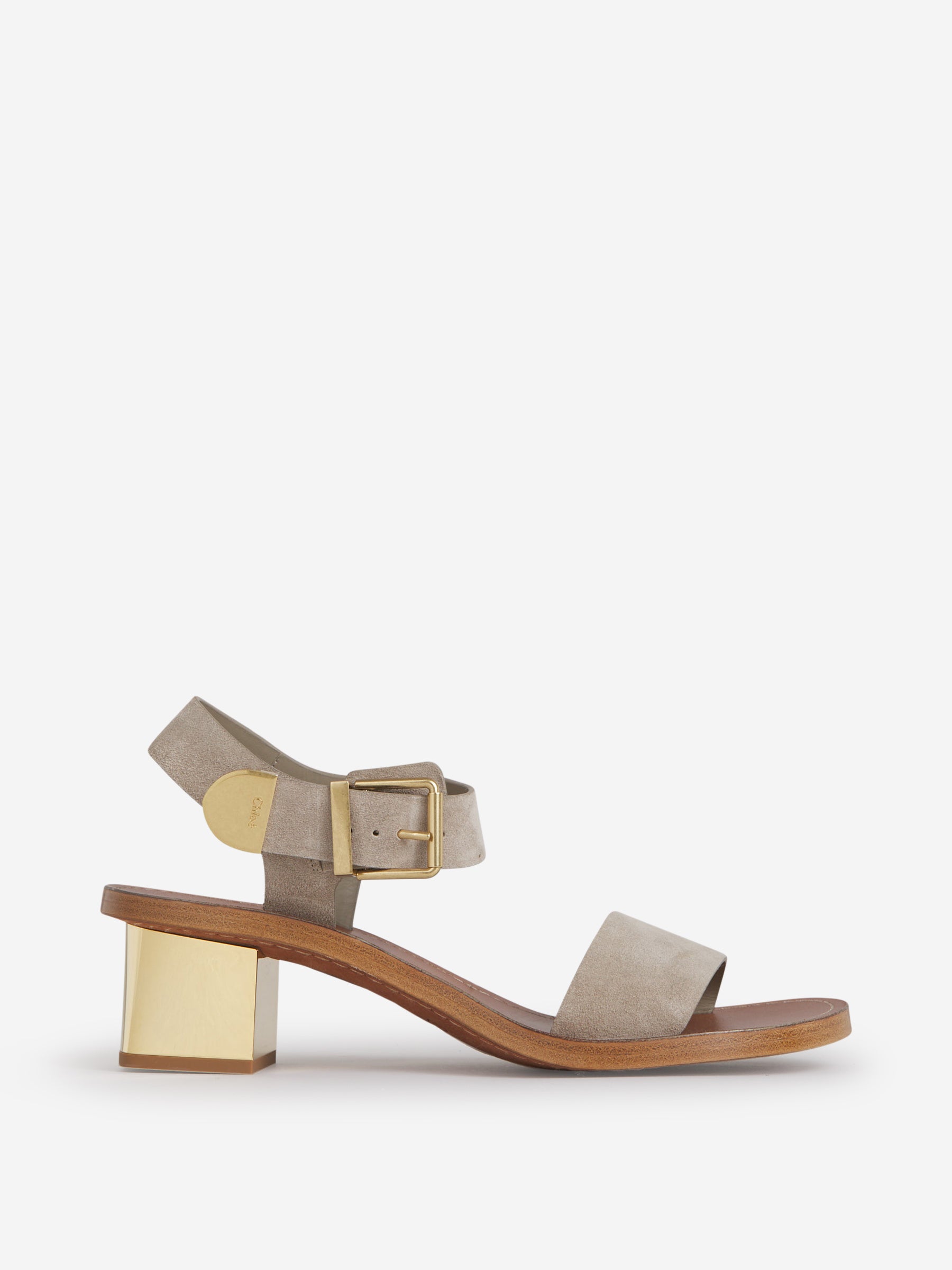 Chloé Sandalias Tacón Rebecca color Negro sku 800-005273 00 - Foto 1