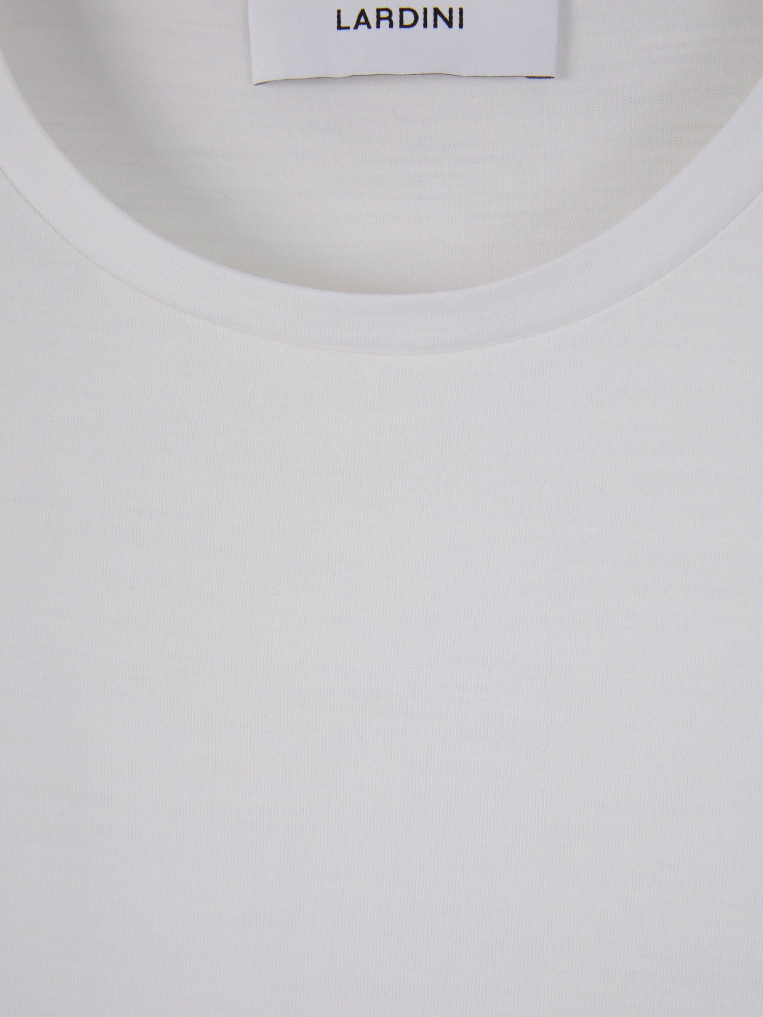 Outlet online Lardini Hombre Camiseta Lisa Lana color Blanco sku 553-003636 01 - Foto 3