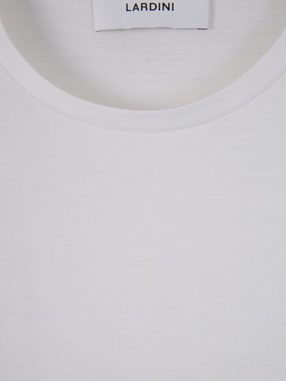 Outlet online Lardini Hombre Camiseta Lisa Lana color Blanco sku 553-003636 01 - Foto 3