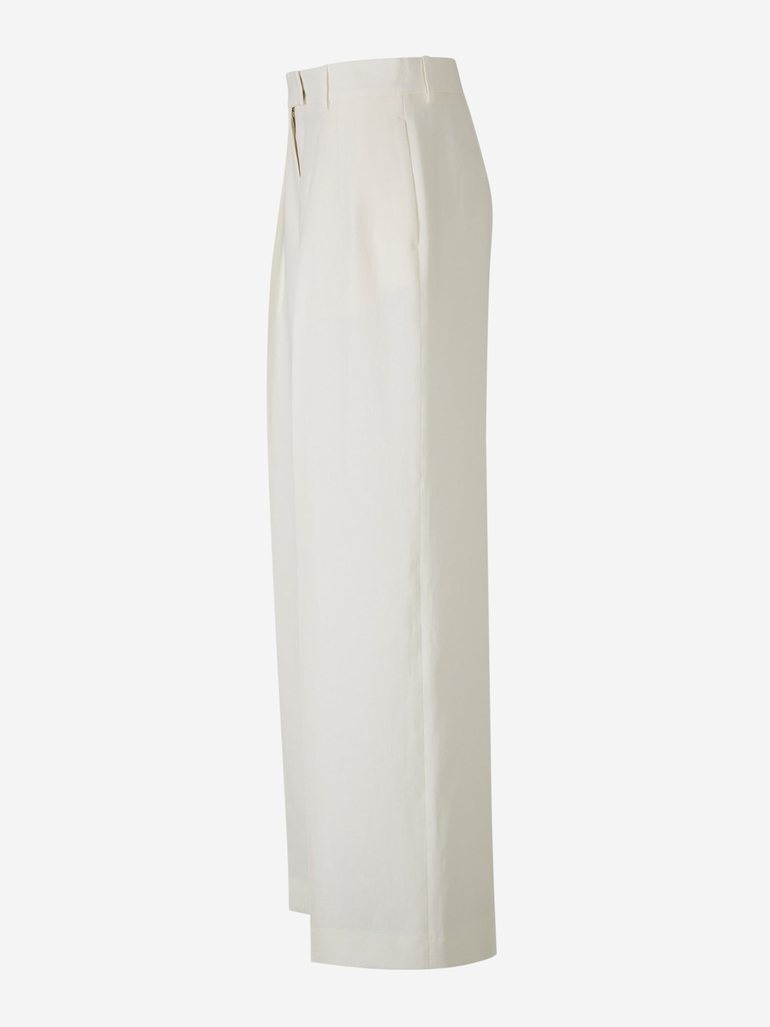 The Row Pantalones Antone Lino color Blanco sku 761-003466 01 - Foto 2
