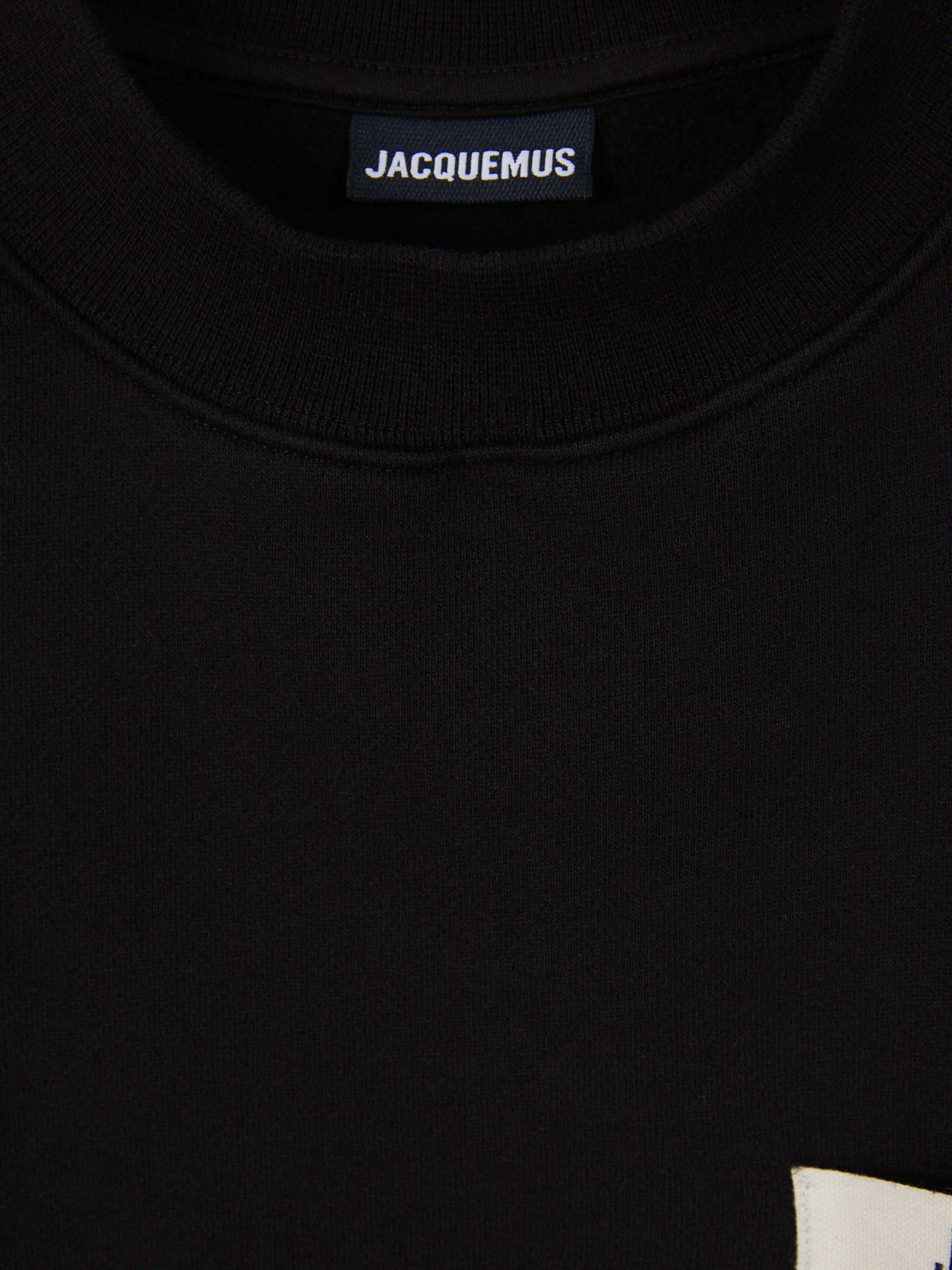 Outlet online Jacquemus Hombre Sudadera Crewneck Logo color Negro sku 545-001563 02 - Foto 3
