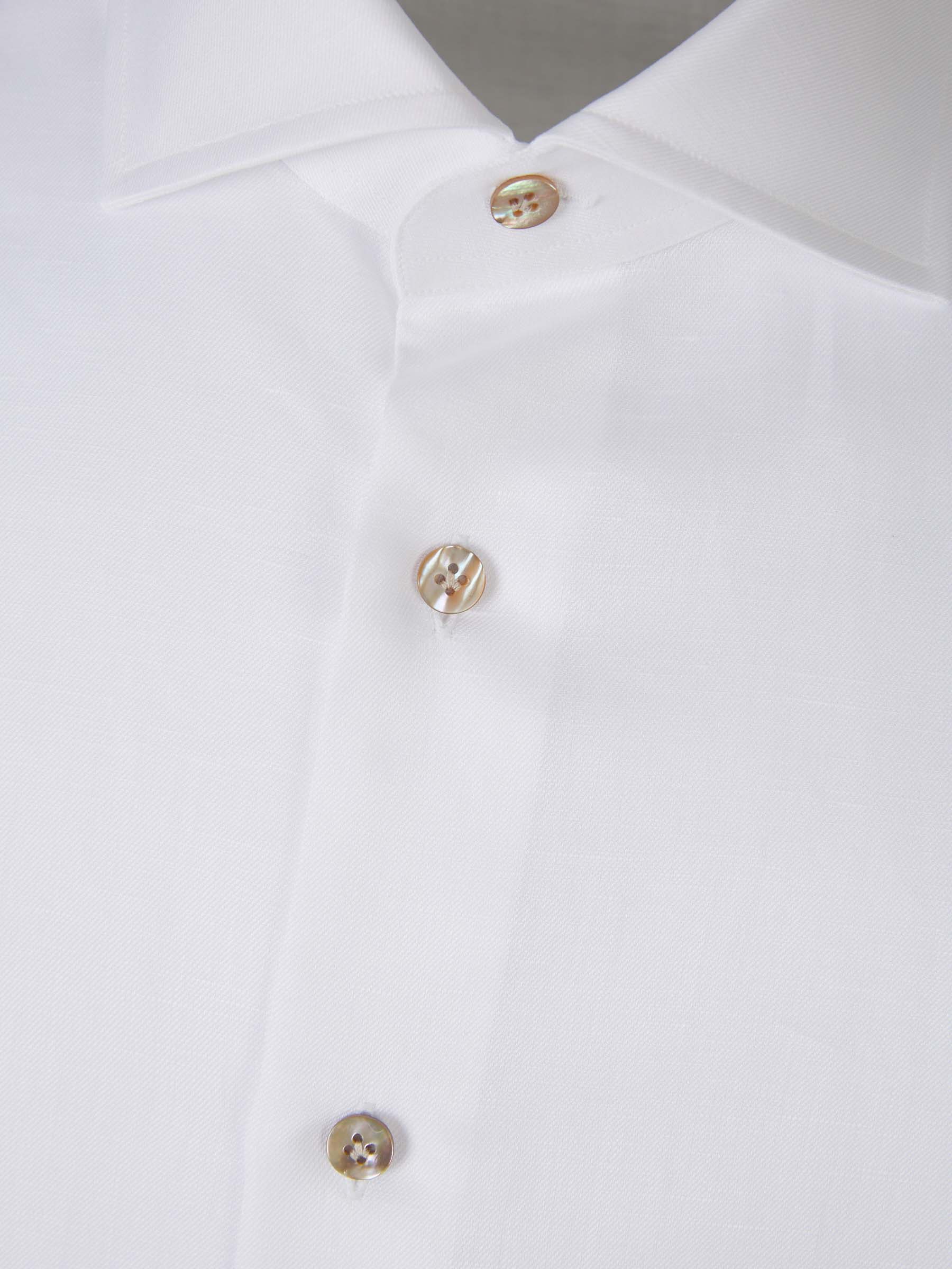 Outlet online Santa Eulalia Hombre Camisa Fil a Fil color Blanco sku 531-006243 01 - Foto 3