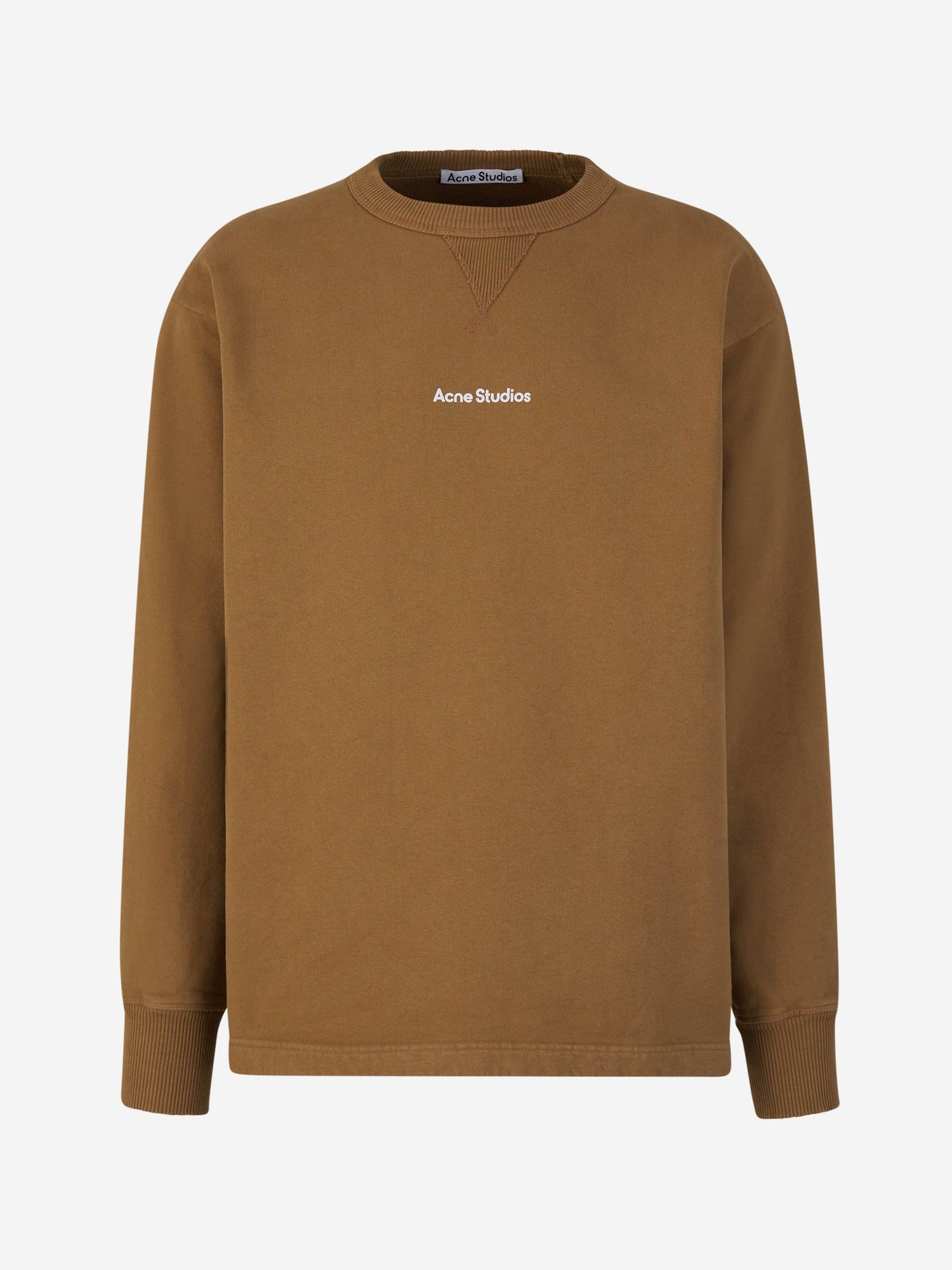 Outlet online Acne Studios Hombre Sudadera Crewneck Estampada color Marrón sku 545-001516 01 - Foto 1