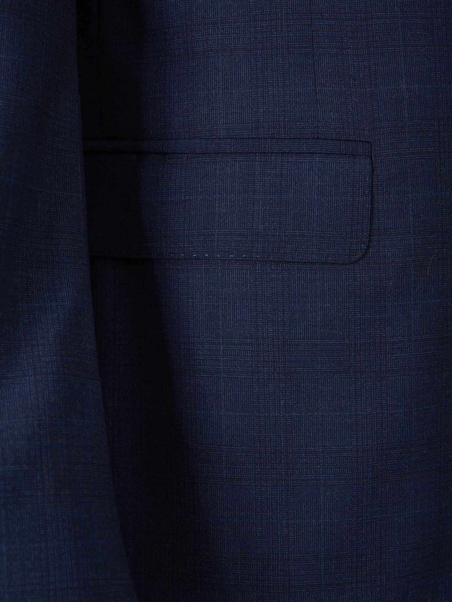 Outlet online Canali Hombre Traje Motivo Cuadros Lana color Azul Marino sku 312-002805 01 - Foto 4