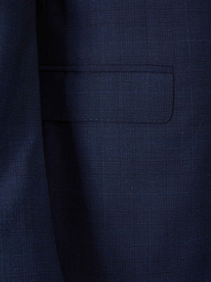 Outlet online Canali Hombre Traje Motivo Cuadros Lana color Azul Marino sku 312-002805 01 - Foto 4