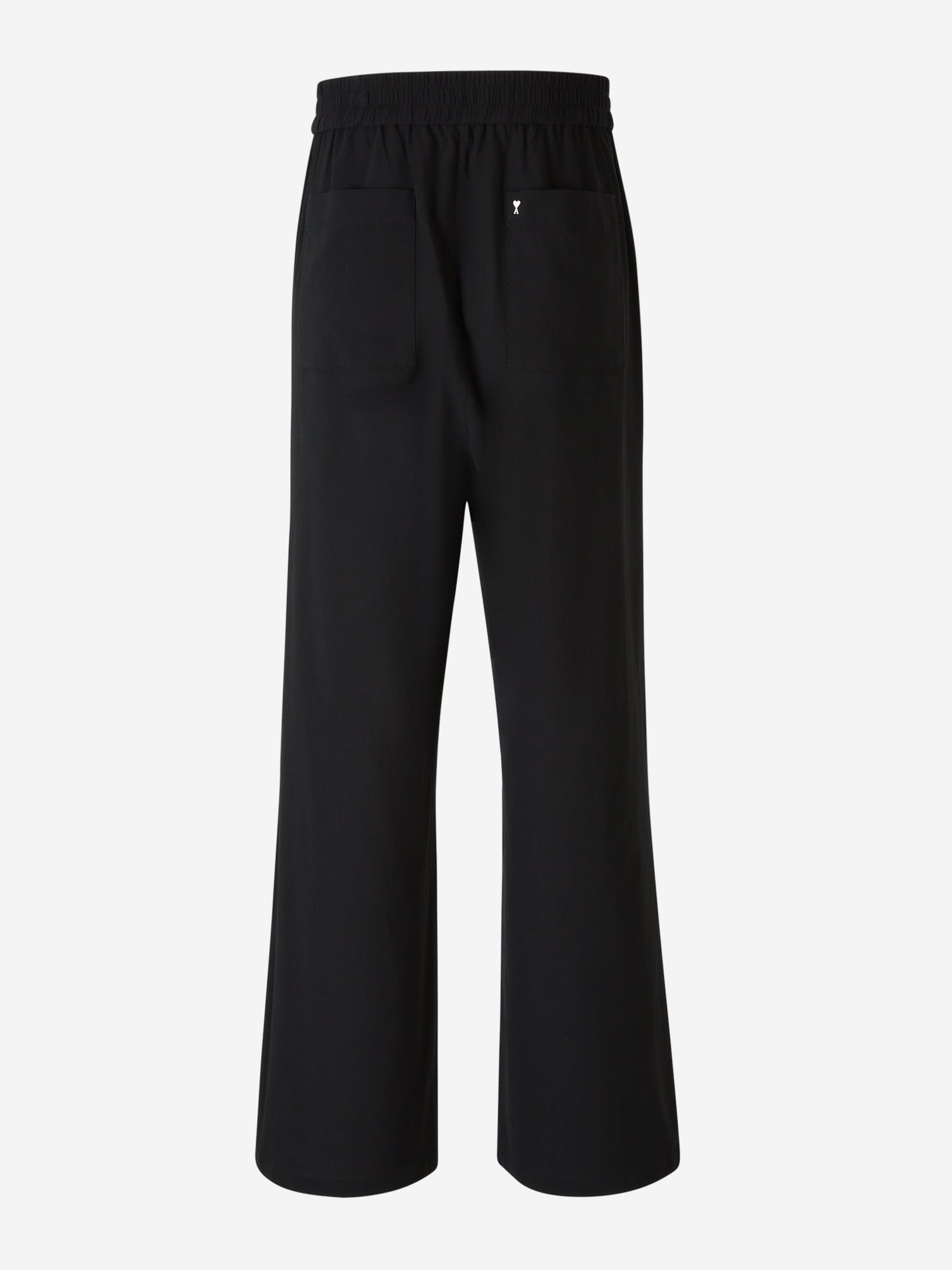 Outlet online Ami Paris Hombre Pantalones Crepé Algodón color Negro sku 521-002999 01 - Foto 2