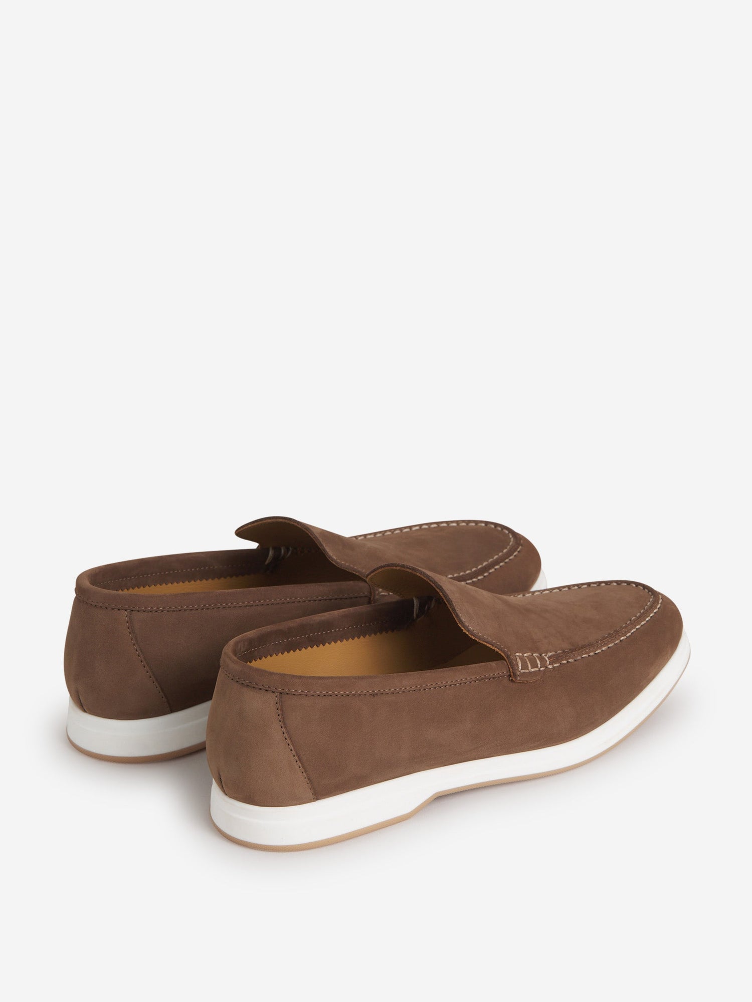 Outlet online Enrico Mandelli Hombre Mocasines Yacht Piel color Marrón Oscuro sku 611-004365 00 - Foto 3