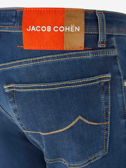 Outlet online Jacob Cohën Hombre Jeans Slim Fit Nick color Azul Denim sku 522-002620 01 - Foto 4