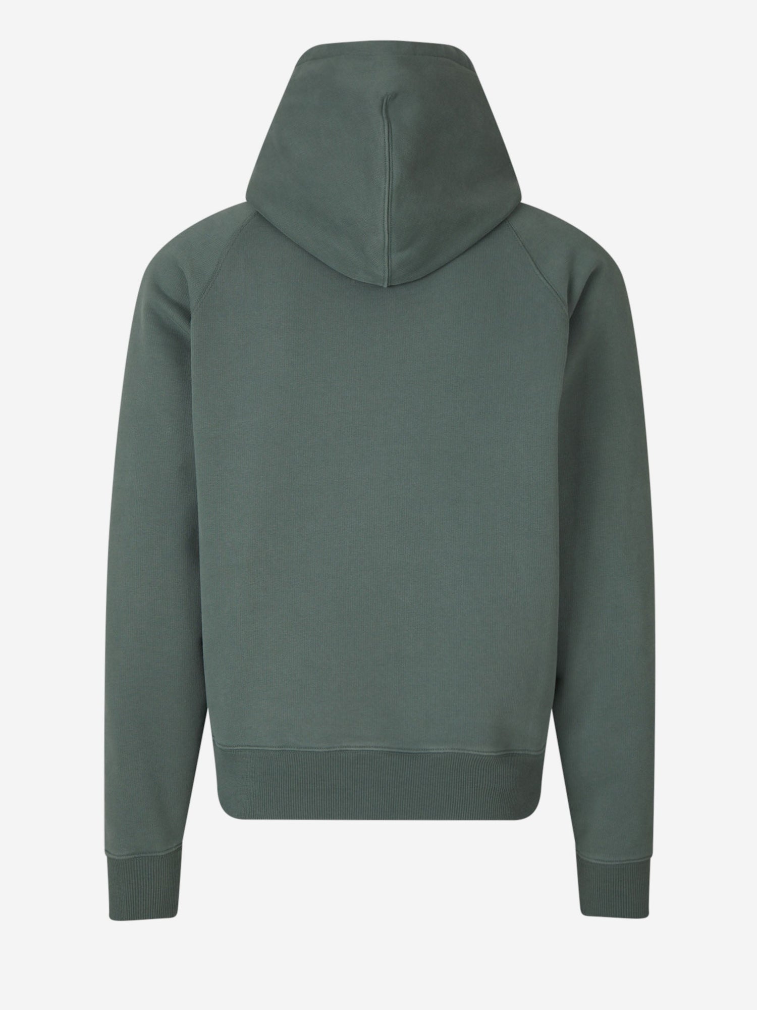 Outlet online Ami Paris Hombre Sudadera Capucha Algodón color Verde Oscuro sku 545-001667 01 - Foto 3