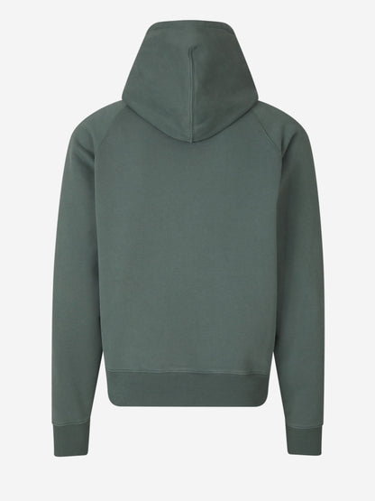 Outlet online Ami Paris Hombre Sudadera Capucha Algodón color Verde Oscuro sku 545-001667 01 - Foto 3