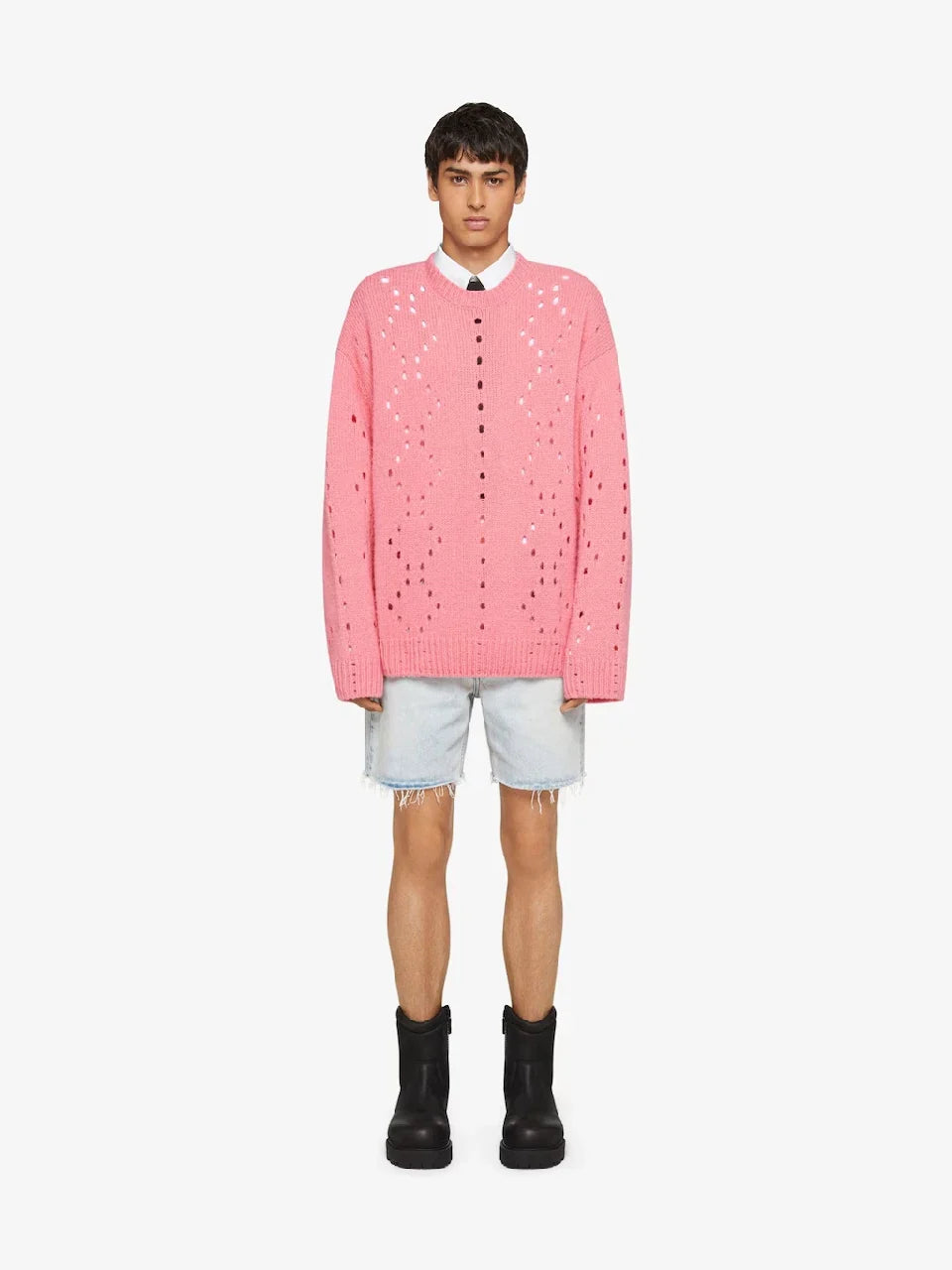Outlet online Givenchy Hombre Bermudas Denim color Azul Denim sku 523-000958 01 - Foto 2