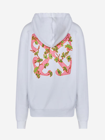 Outlet online Off-White Mujer Sudadera Ramage Flower color Blanco sku 715-000148 01 - Foto 2