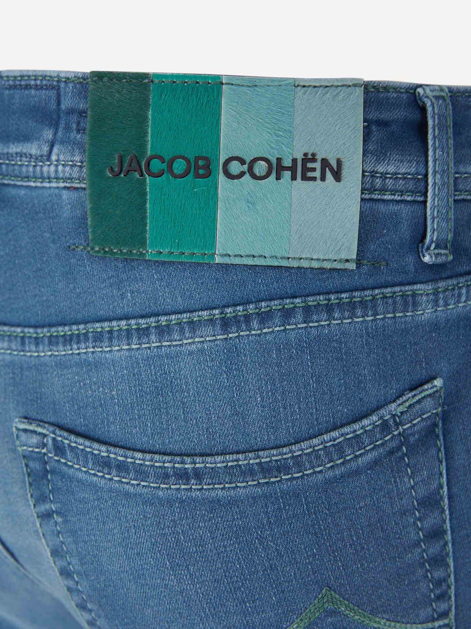 Outlet online Jacob Cohën Hombre Jeans Slim Fit Bard color Azul Denim sku 522-002625 01 - Foto 5