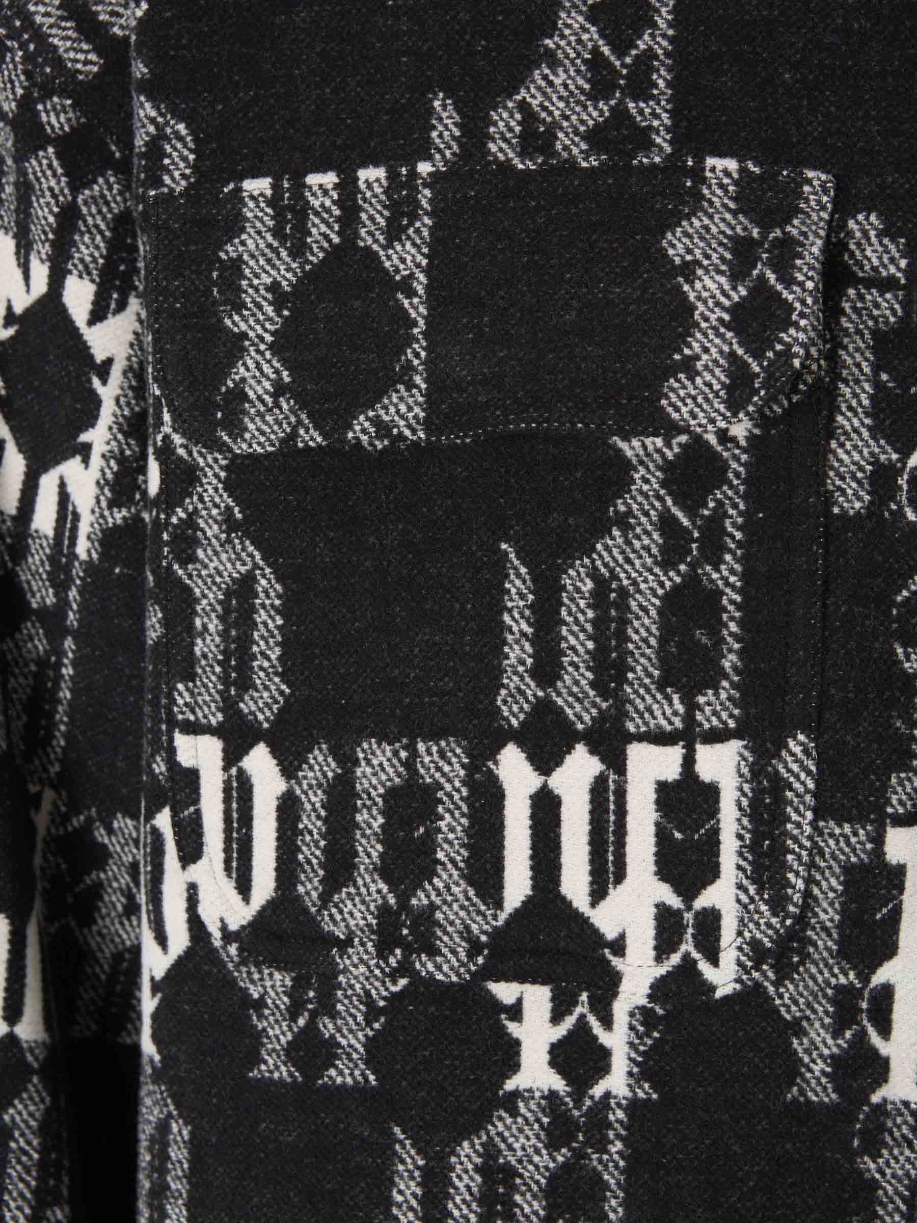 Outlet online Palm Angels Hombre Cazadora Monograma Jacquard color Negro sku 512-002303 01 - Foto 4