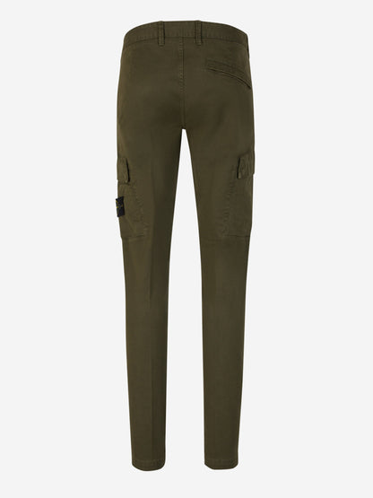 Outlet online Stone Island Hombre Pantalones Cargo Algodón color Verde Oscuro sku 521-002881 02 - Foto 3
