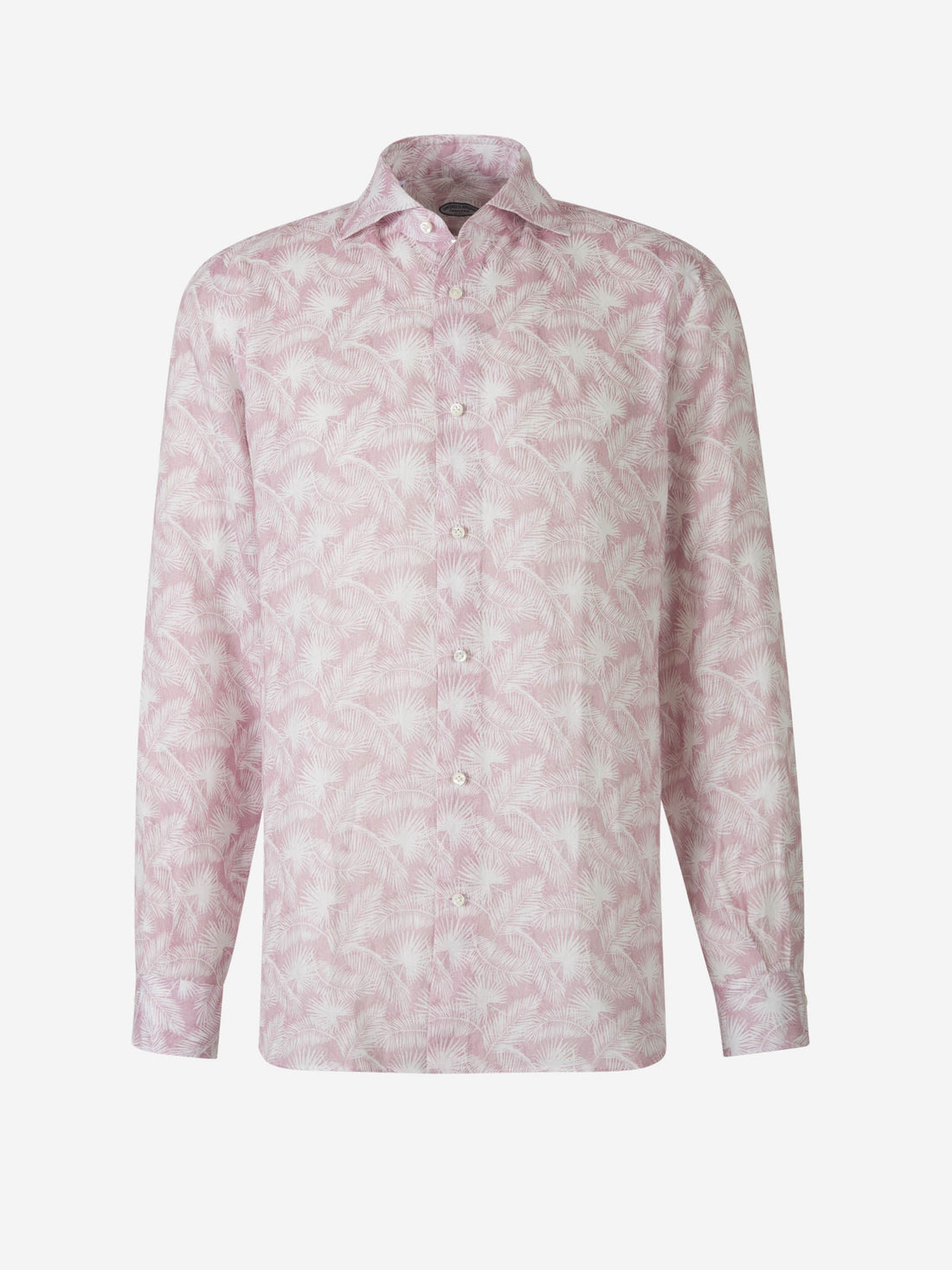 Outlet online Vincenzo di Ruggiero Hombre Camisa Motivo Palmeras color Rosa Empolvado sku 531-006158 01 - Foto 1