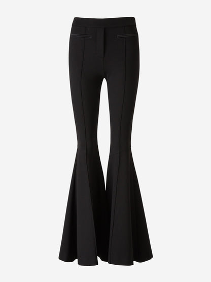 Outlet online Dorothee Schumacher Mujer Pantalones Formales Acampanados color Negro sku 761-003496 01 - Foto 2