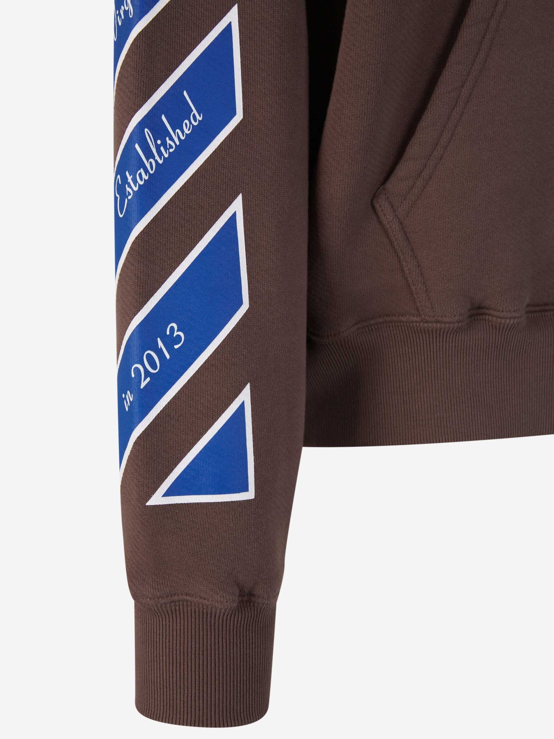 Off-White Sudadera Estampada Capucha color Marrón sku 545-001501 01 - Foto 6