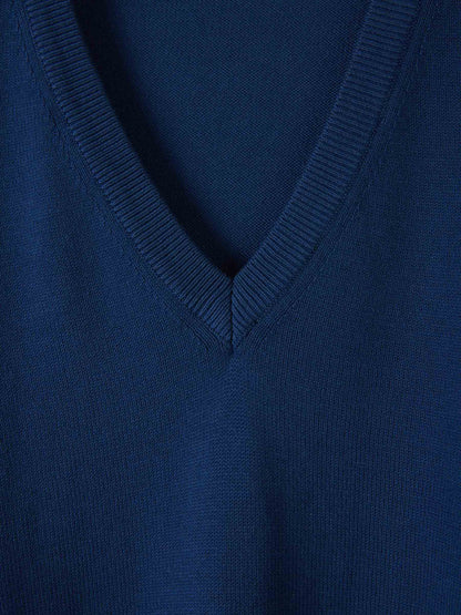 Outlet online Santa Eulalia Hombre Jersey Cuello Pico color Azul Marino sku 542-002356 02 - Foto 3