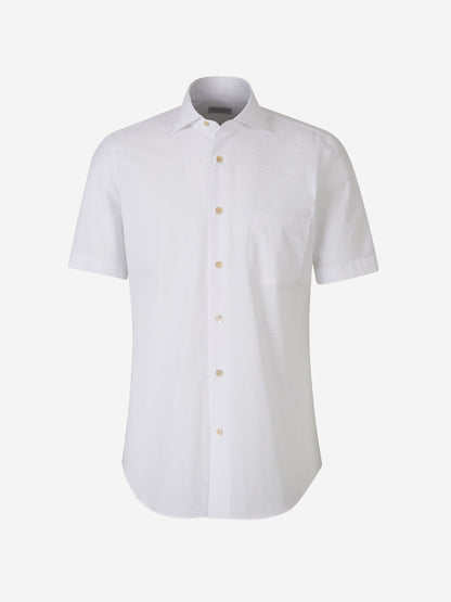 Outlet online Santa Eulalia Hombre Camisa Motivo Rayas color Blanco sku 532-000571 01 - Foto 1
