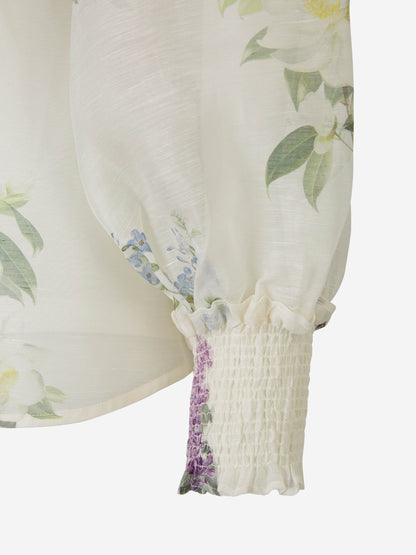 Outlet online Zimmermann Mujer Blusa Natura Organza color Floral sku 701-002074 00 - Foto 4