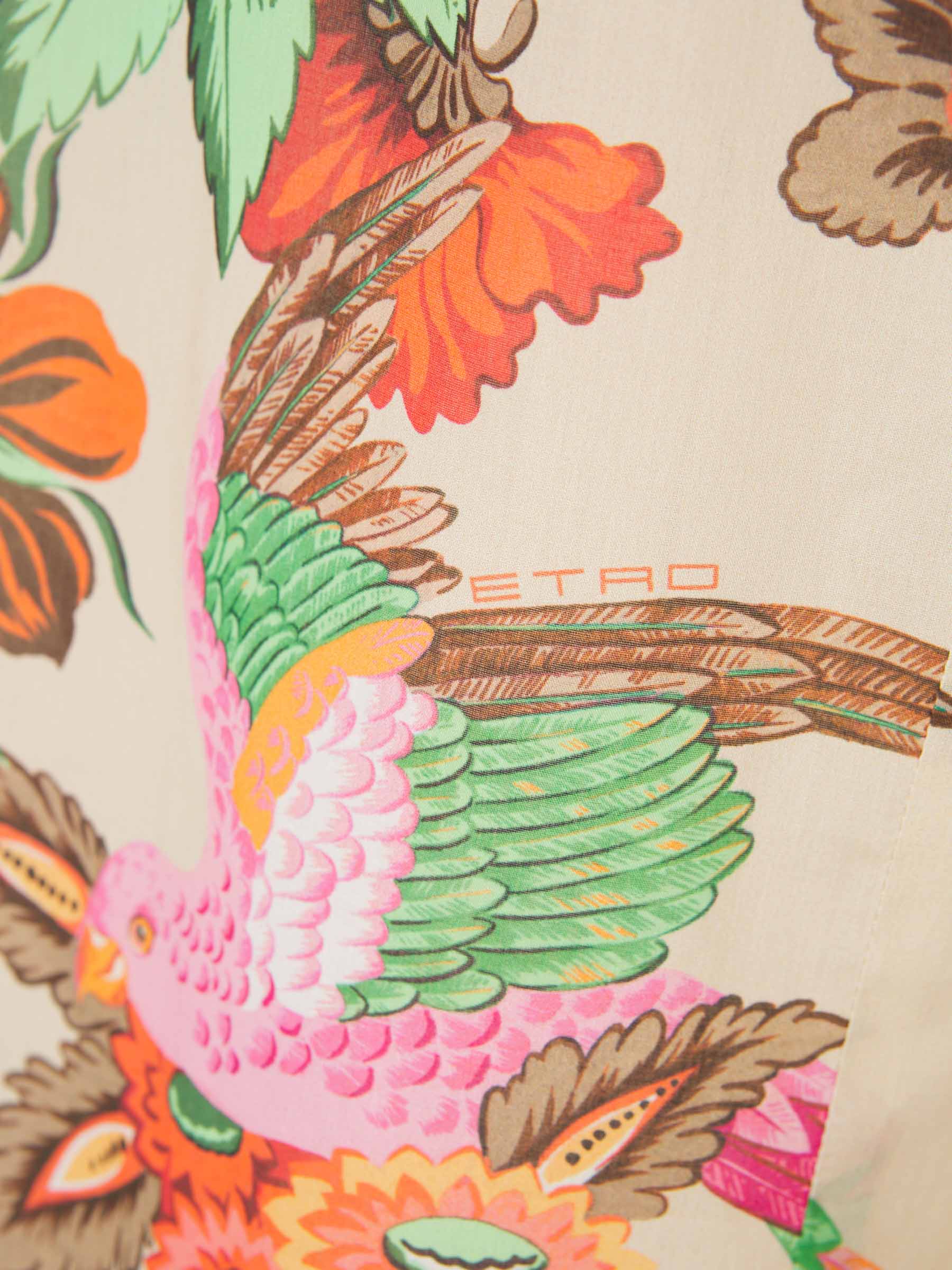 Outlet online Etro Hombre Camisa Motivo Floral color Naranja sku 531-006214 01 - Foto 4