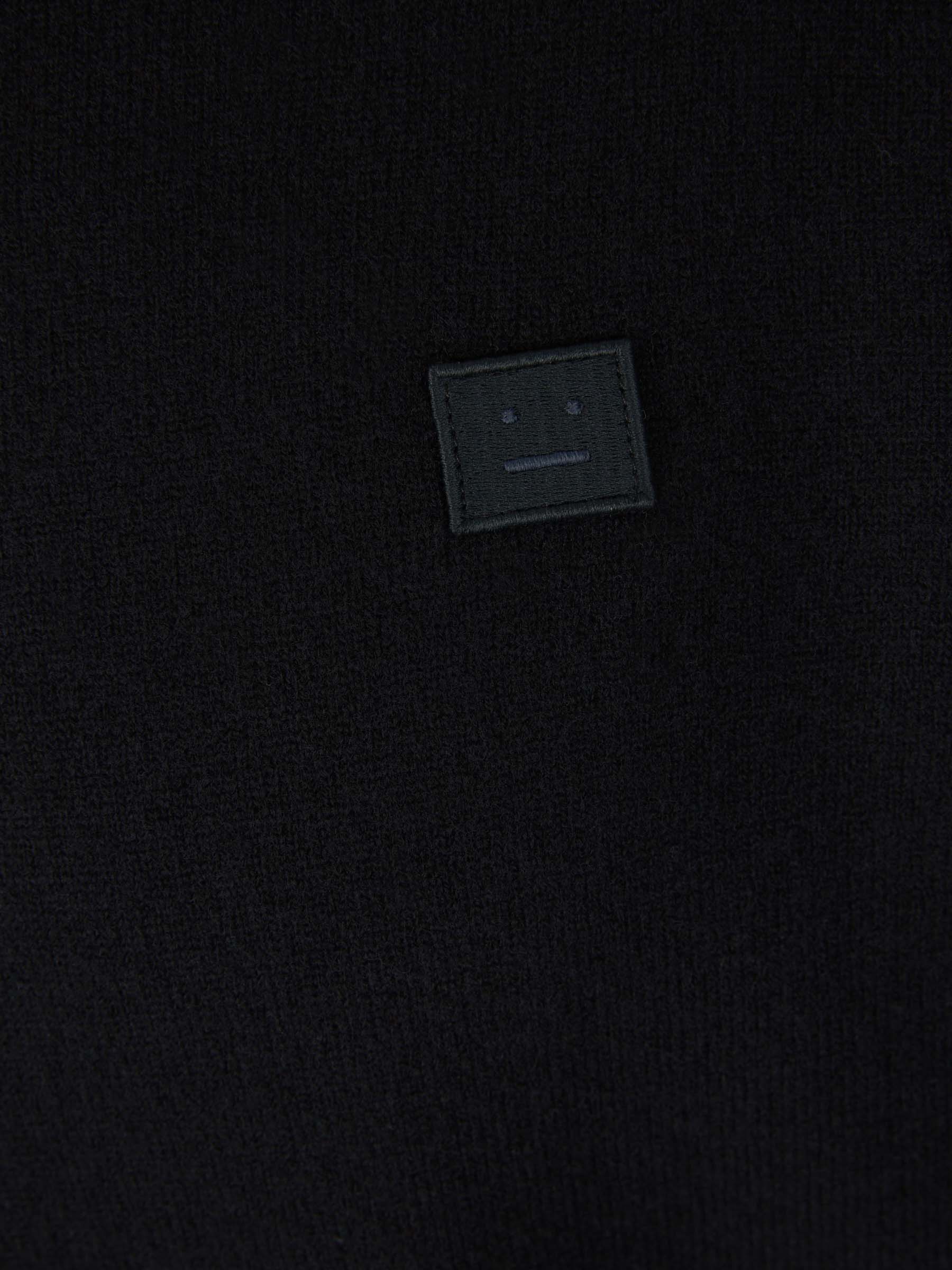 Outlet online Acne Studios Face Hombre Jersey Lana Logo color Negro sku 542-002323 01 - Foto 4