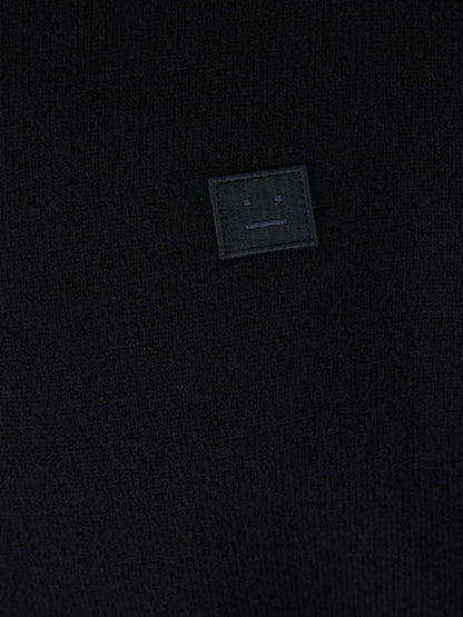 Outlet online Acne Studios Face Hombre Jersey Lana Logo color Negro sku 542-002323 01 - Foto 4