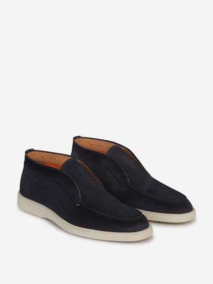Outlet online Santoni Hombre Mocasines Altos Piel color Azul Noche sku 611-004409 01 - Foto 3