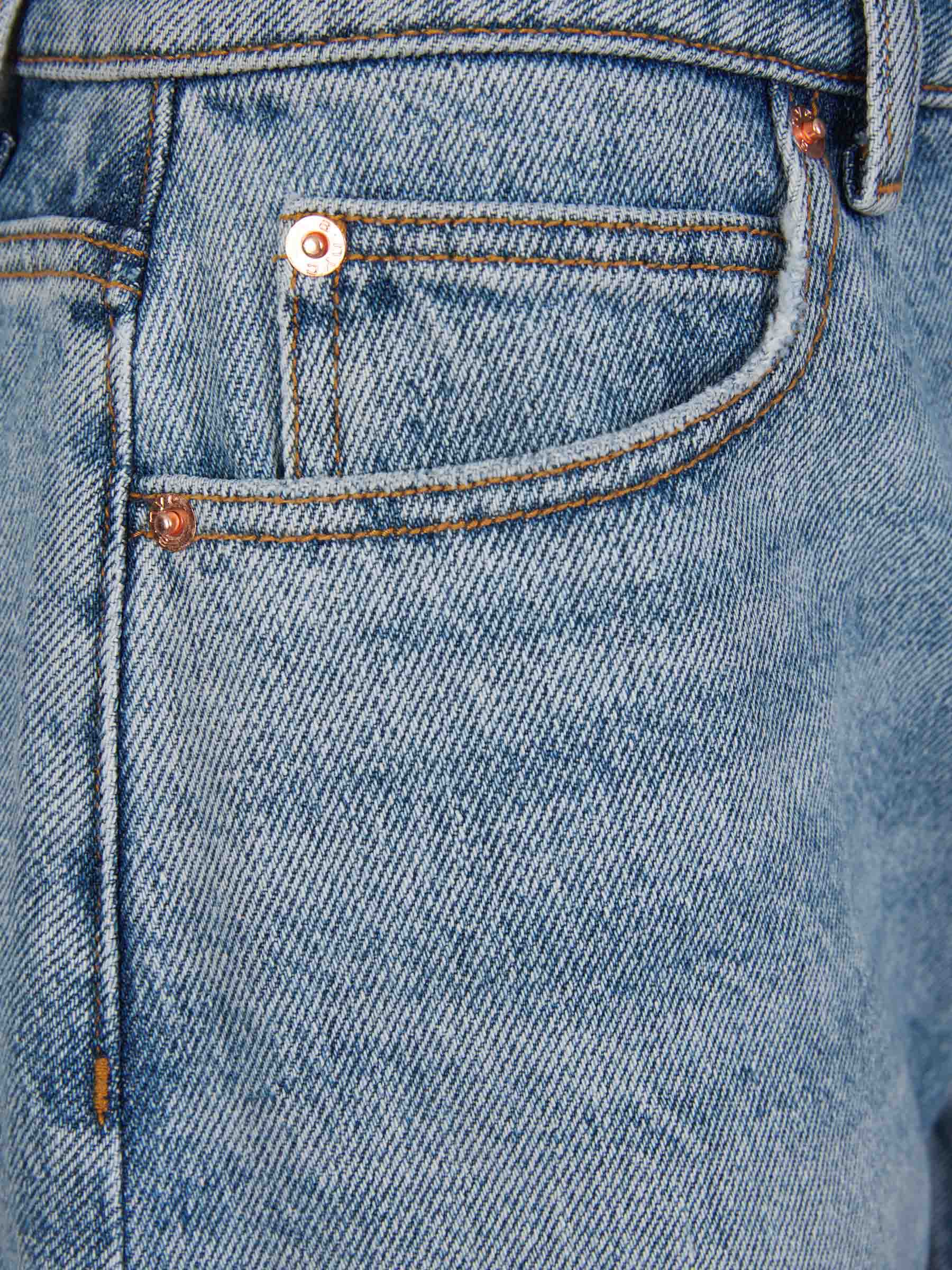Outlet online Alexander Wang Mujer Shorts Denim Algodón color Azul Denim sku 762-000440 01 - Foto 3