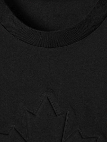 Outlet online Dsquared2 Hombre Camiseta Logo Algodón color Negro sku 553-003817 01 - Foto 3