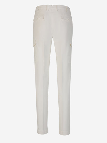 Incotex Pantalones Cargo Algodón color Blanco sku 521-002913 03 - Foto 3