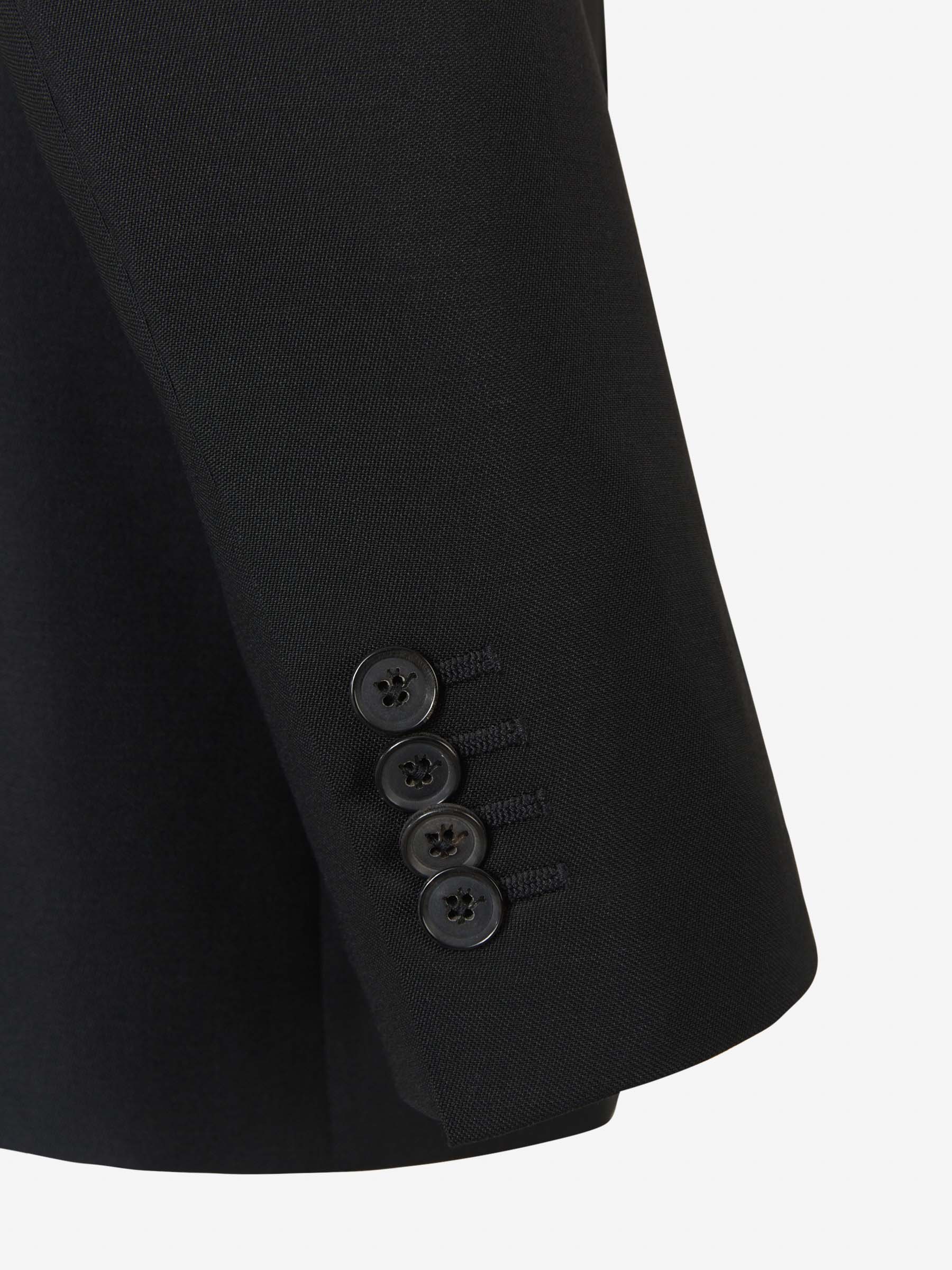 Outlet online Isaia Hombre Traje de Lana Mohair color Negro sku 312-002560 02 - Foto 7
