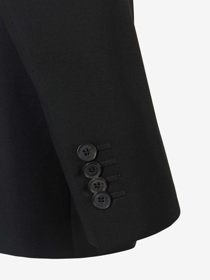 Outlet online Isaia Hombre Traje de Lana Mohair color Negro sku 312-002560 02 - Foto 7