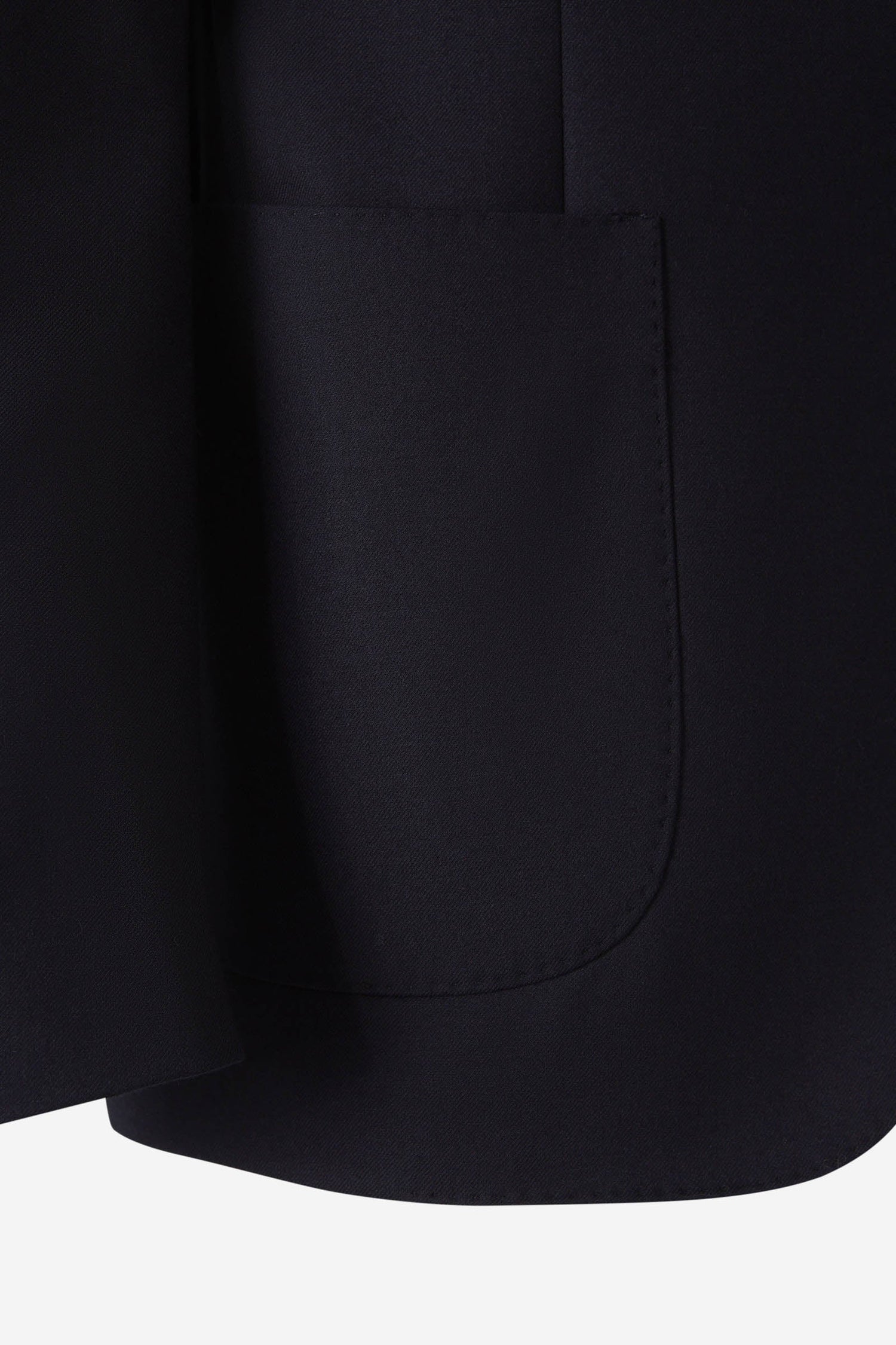 Outlet online Lardini Hombre Americana Lana Lisa color Azul Noche sku 312-002823 01 - Foto 4