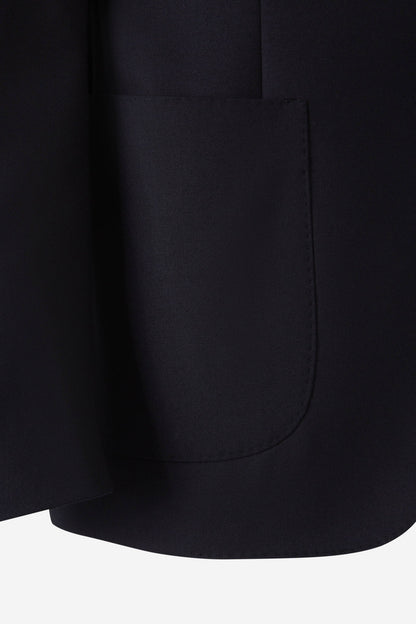 Outlet online Lardini Hombre Americana Lana Lisa color Azul Noche sku 312-002823 01 - Foto 4