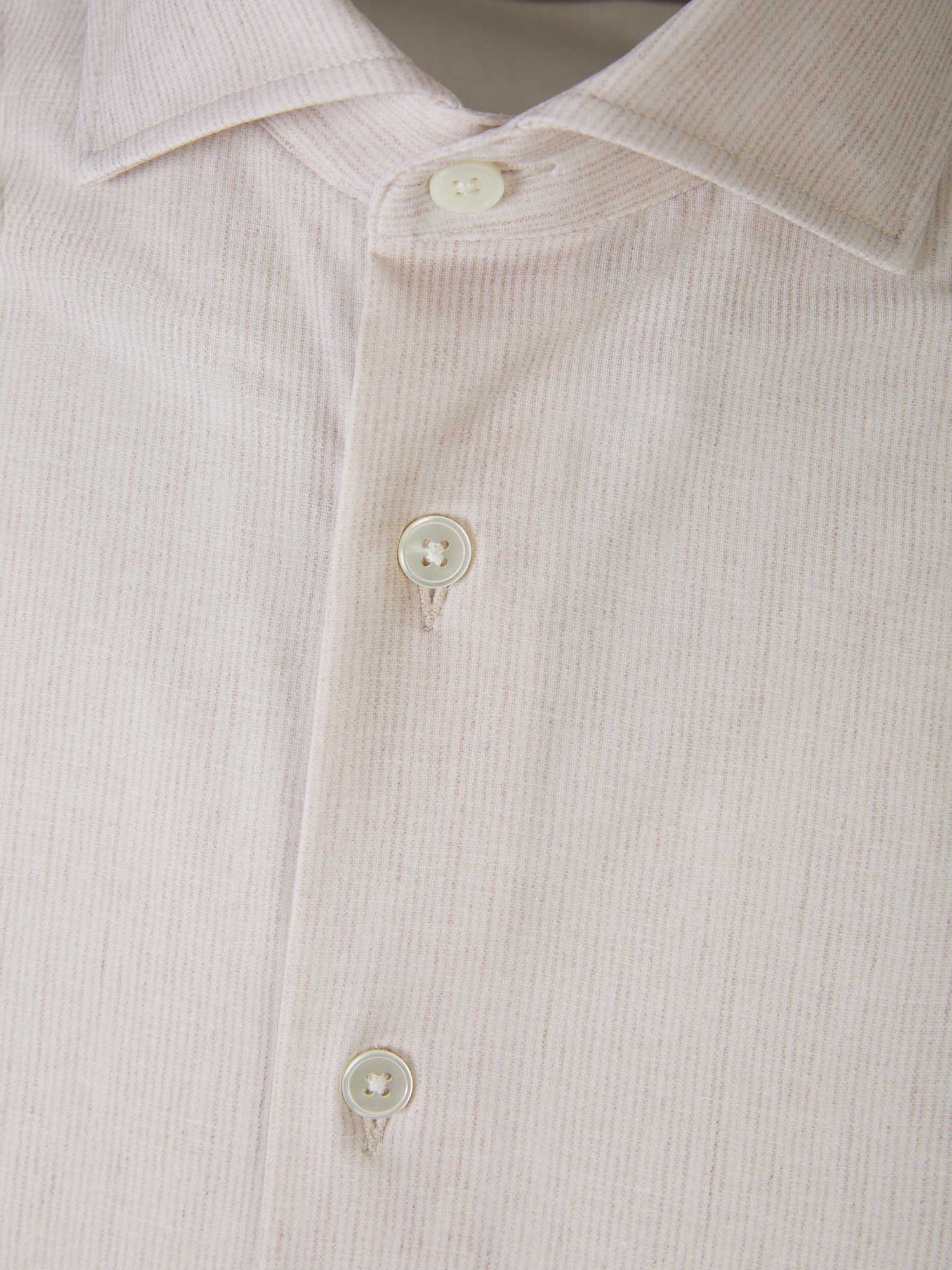 Outlet online Traiano Milano Hombre Camisa Motivo Rayas color Beis sku 531-006236 01 - Foto 3